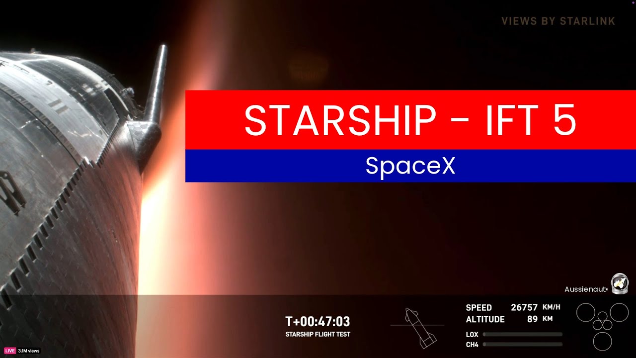 Starship IFT 5 - Watch Party