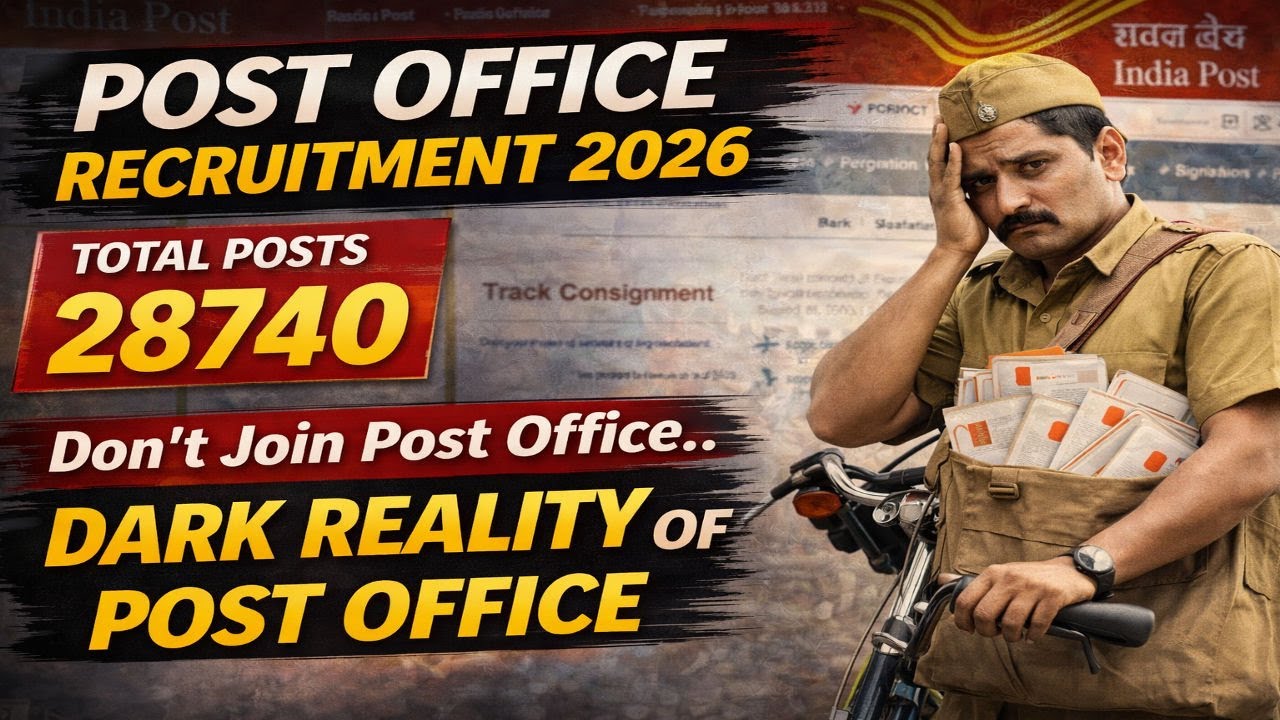 Post Office Recruitment 2026|28740 Posts |Don’t Join Post Office? Dark Reality Explained |Must watch