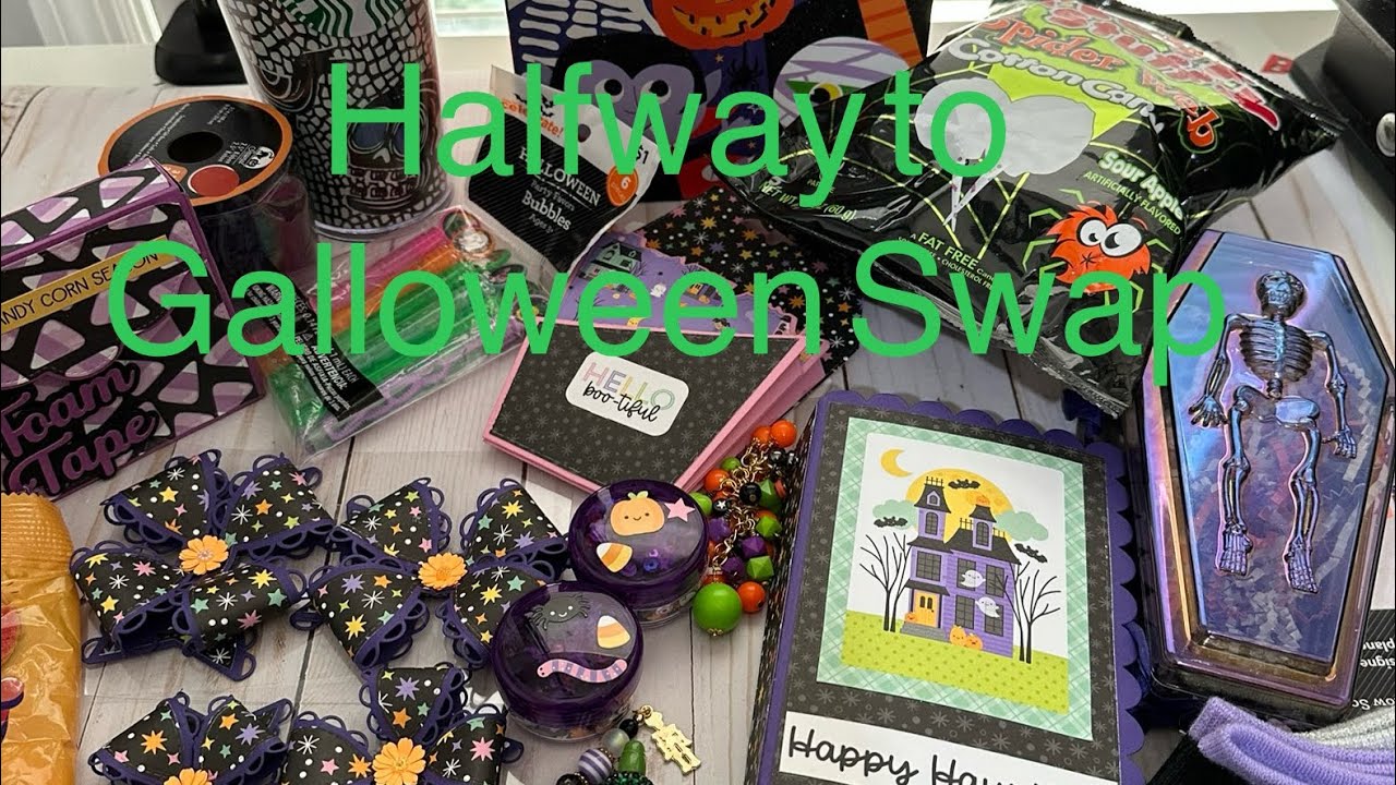 Incoming Halfway to Galloween Swap hosted by Rocky@kraftykaboose and Meeka@MEEKABOO32 