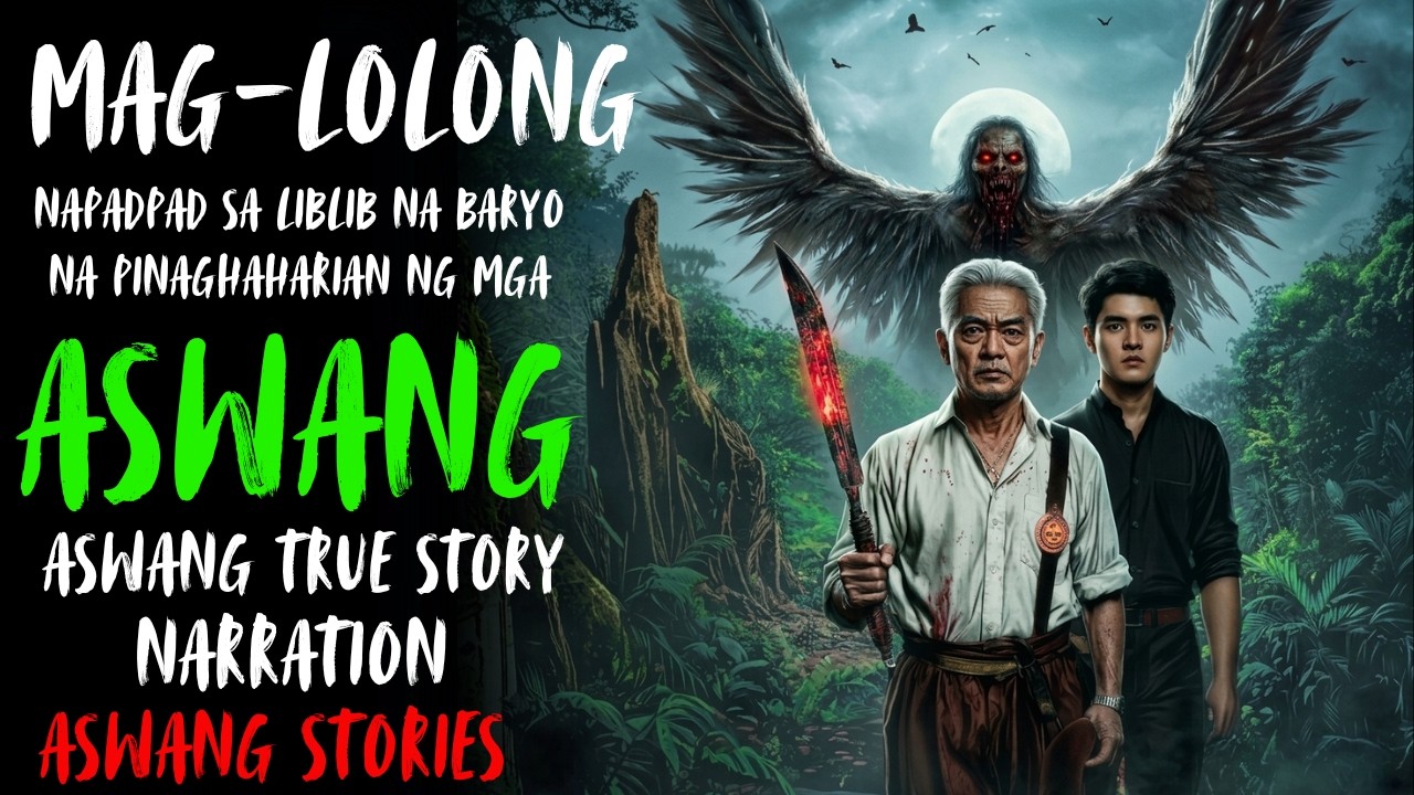 MAG-LOLONG NAPADPAD SA LIBLIB NA BARYO NA PINAGHAHARIAN NG MGA ASWANG | Kwentong Aswang | True Story