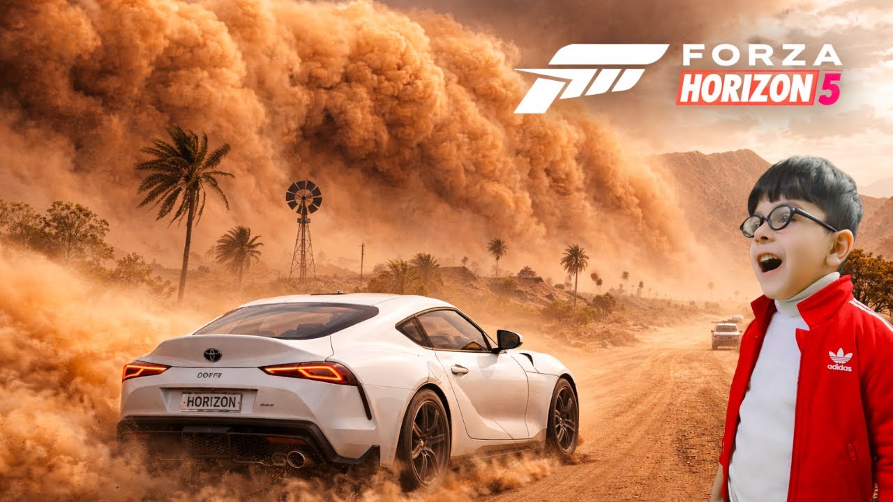 Driving Supercars Through a Dust Storm 🌪️ | Forza Horizon 5