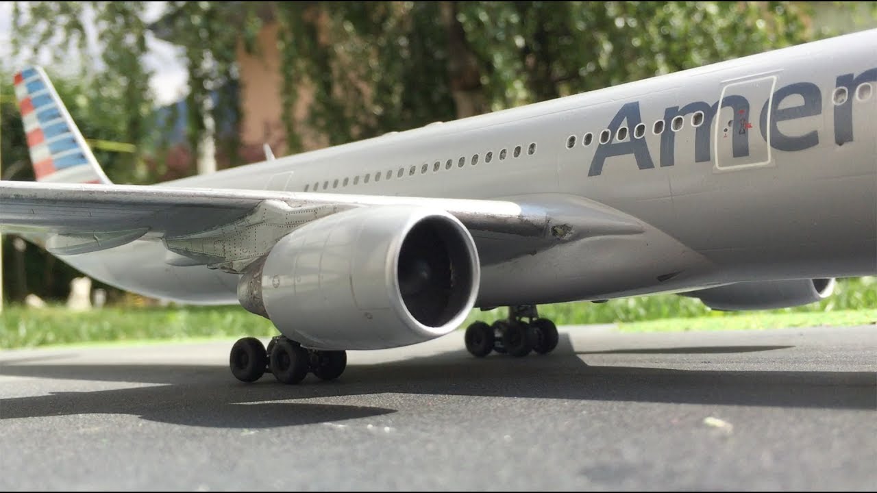 Revell Airbus A330 American LED assembly