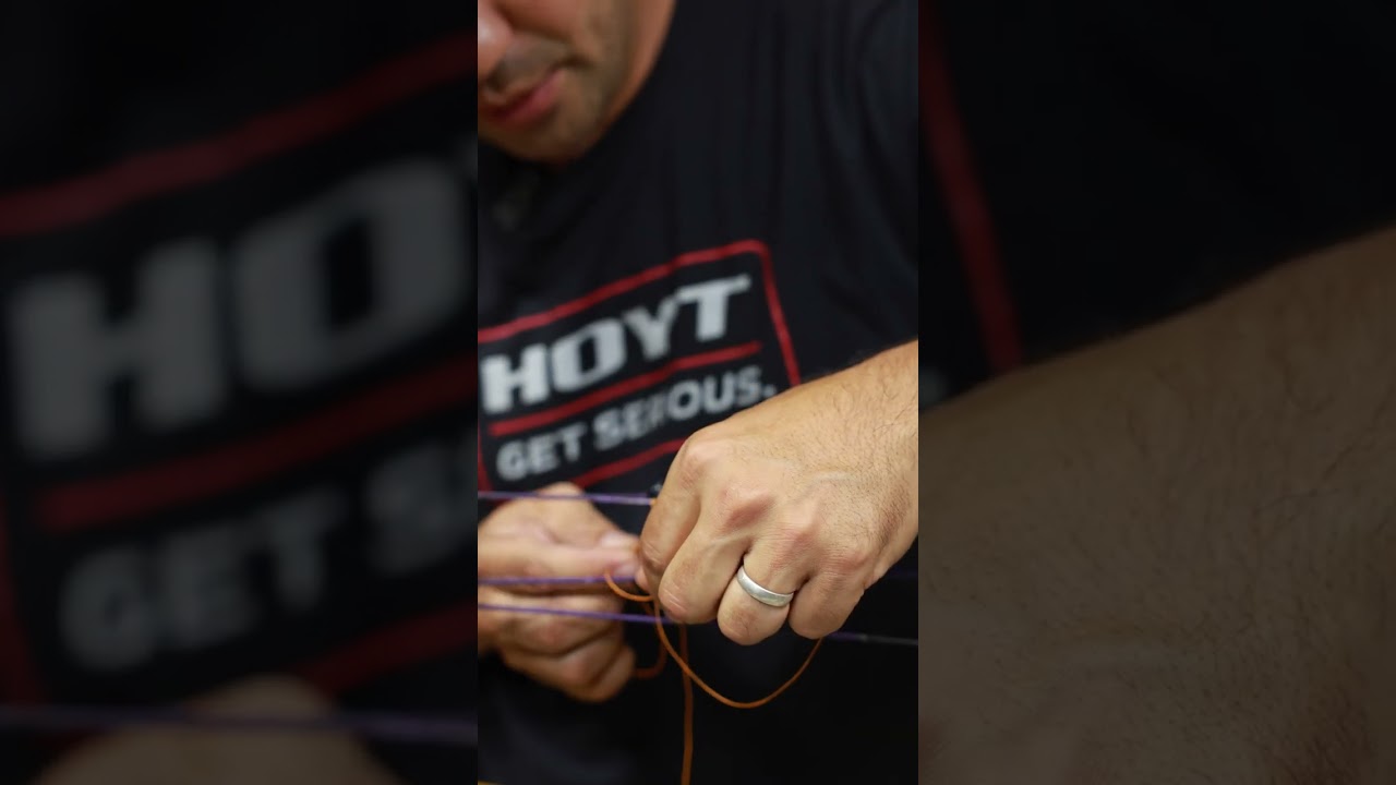 How to tie a Peep Sight correctly