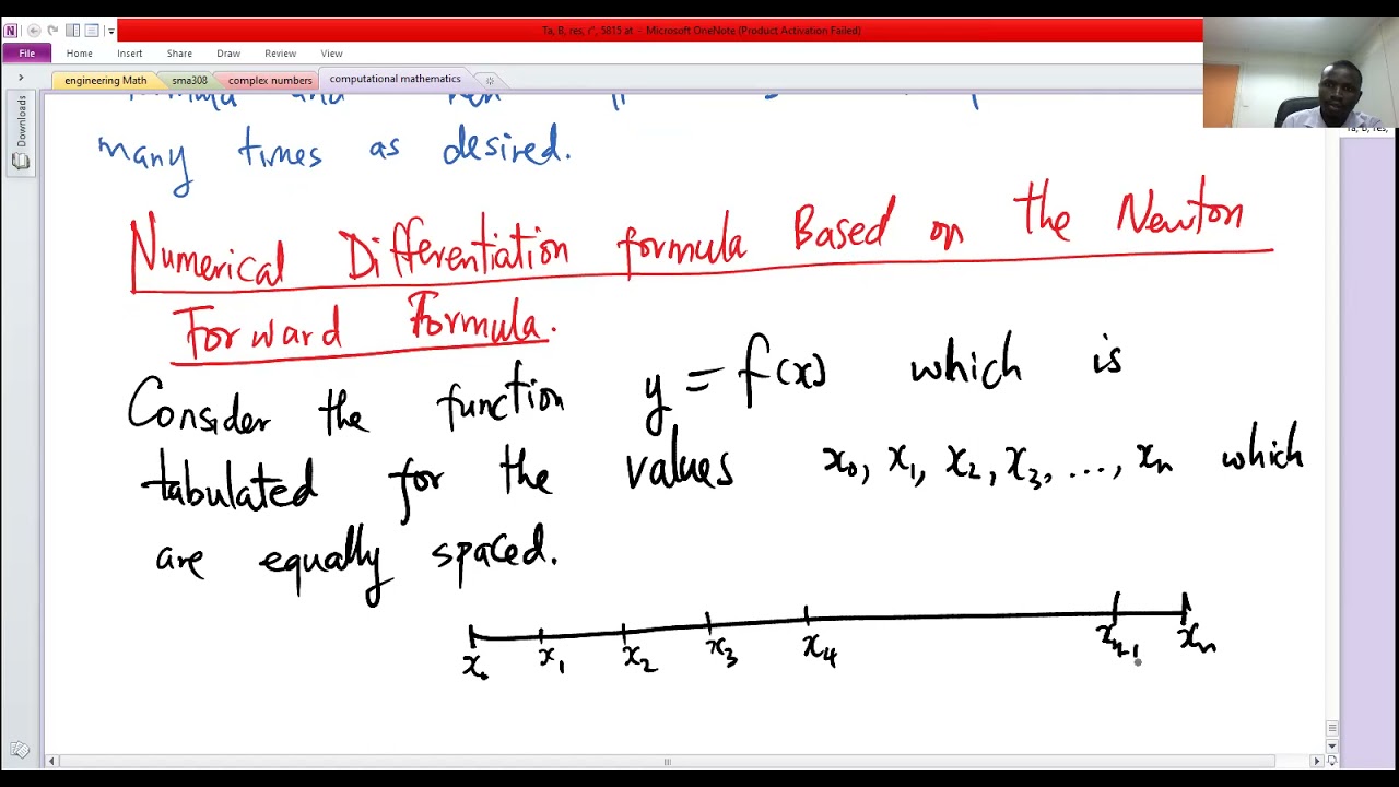 Numerical Differentiation Part One