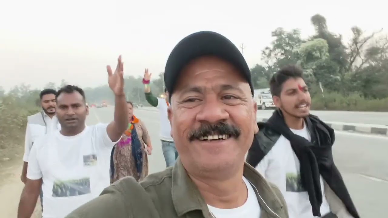 लाल ढांग चिल्लर खाल मार्ग की मांग मुख्यमंत्री आवास घेराव पैदल 14 सदस्य दल 
