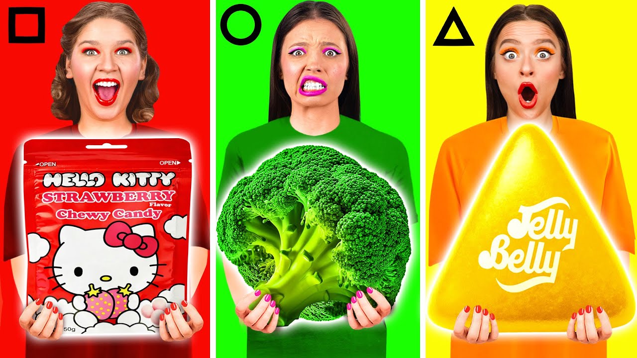 Геометрический Челлендж с Едой | Кухонные Войны