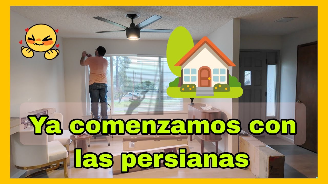 Ya comenzamos a poner las persianas