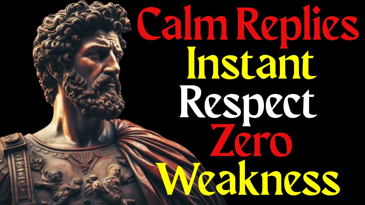 5 Calm Stoic Responses That Make You Look Strong, Not Emotional | Stoic Wisdom