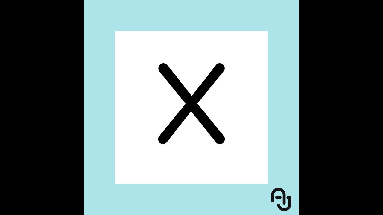 X une lettre un mot et un symbole