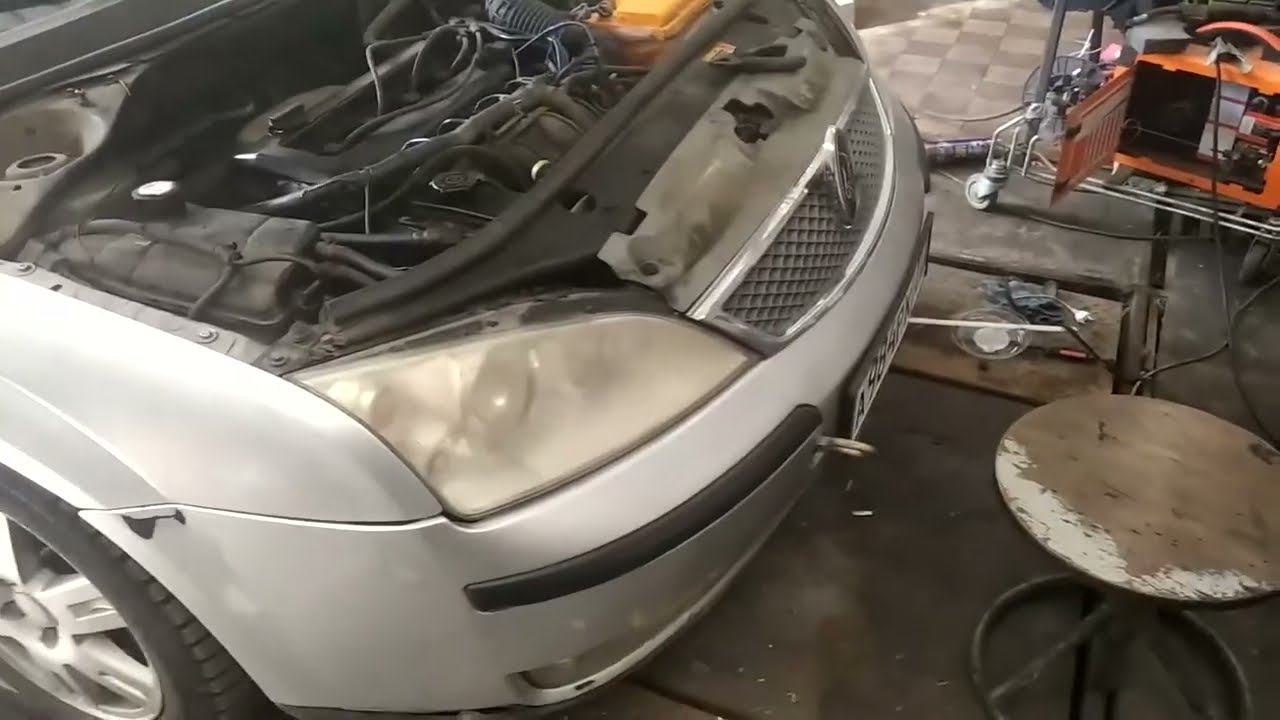 Ford mondeo 3 2003 г.в. замена насоса ГУР приводной ремень