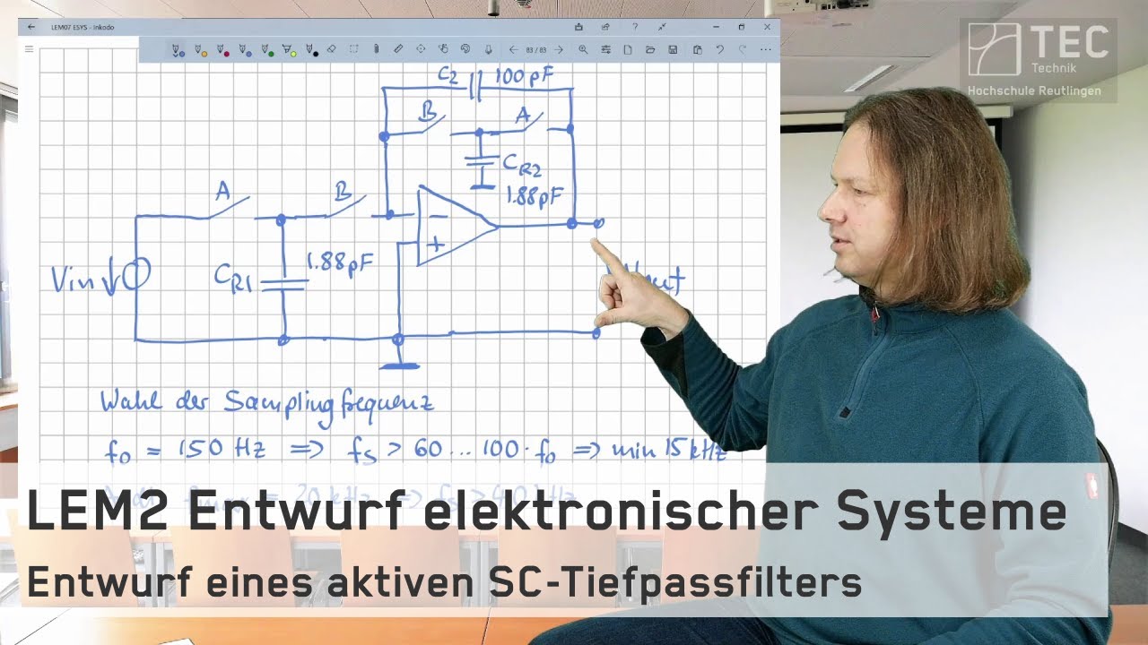 LEM2 Entwurf elektronischer Systeme - Entwurf eines aktiven SC-Tiefpassfilters