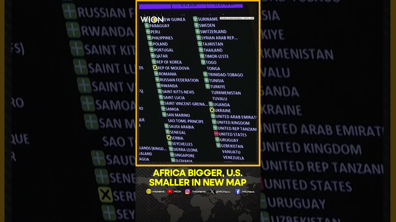 UN Votes to Adopt New World Map That Shows Africa's True Size | WION Shorts