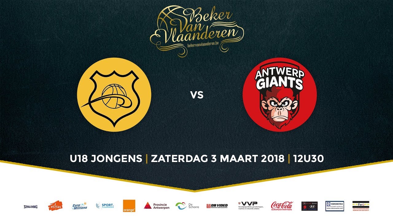Finale #BVV2018 U18 Jongens: BC Oostende/Basket@Sea vs. Antwerp Giants [Q3-Q4]