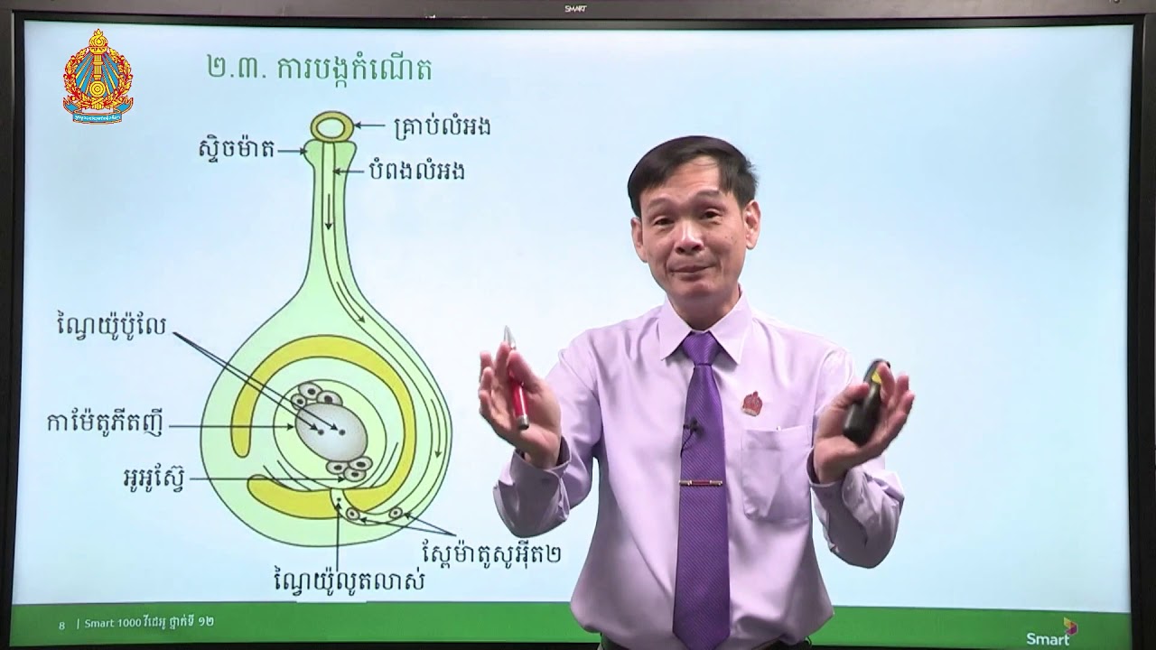 ជីវវិទ្យា ថ្នាក់ទី១២ ជំពូកទី១ មេរៀនទី២៖​ អង់ស្យូស្ពែម (ភាគទី៤)