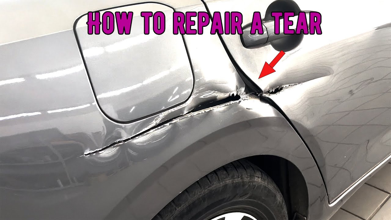 Nissan Sylphy Rear Side Panel Crack Repair！