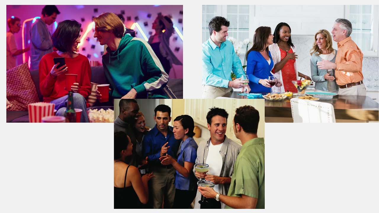 Attending a Party for INTERMEDIATE learners