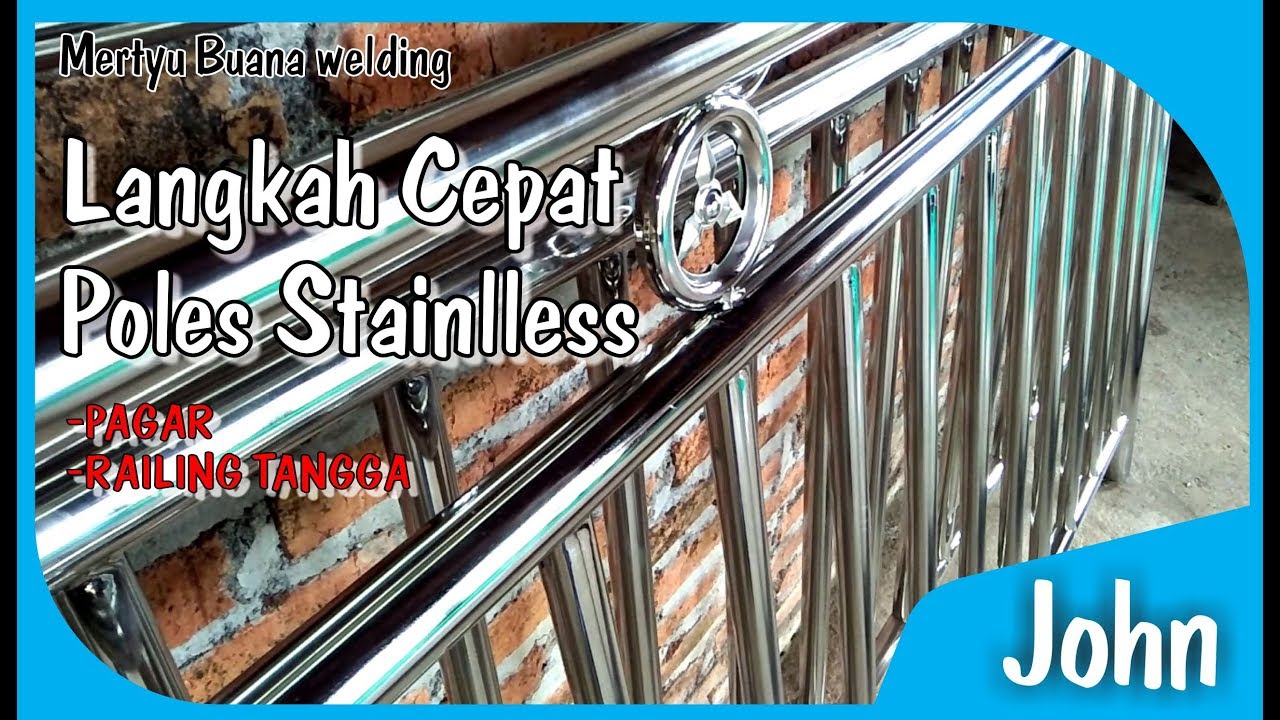 Poles Stainless mengkilap lebih cepat pakai cara ini
