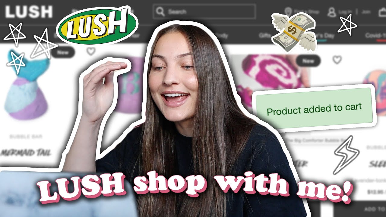 LUSH ONLINE SHOP WITH ME + lush giveaway!