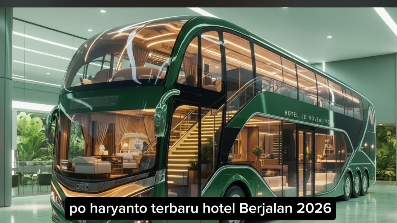 PO Haryanto Terbaru Hotel Berjalan 2026 | Bus Mewah Indonesia