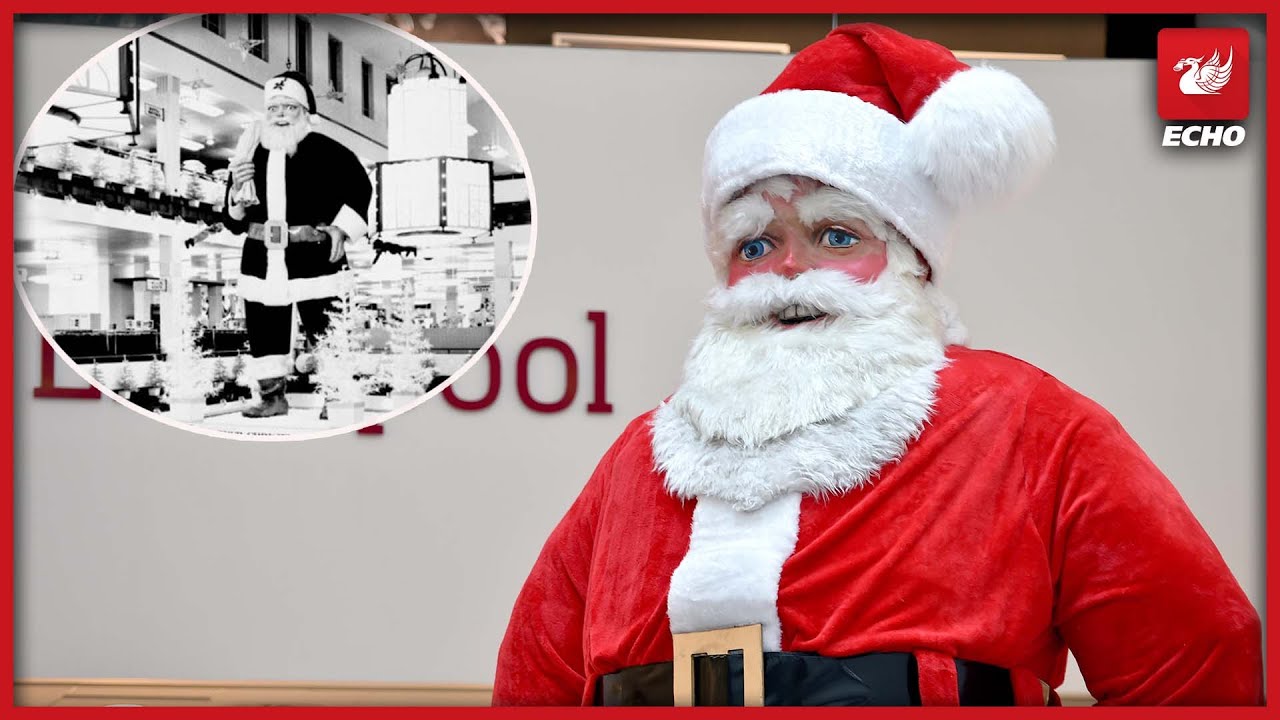 The iconic Blacklers Santa from Christmas past is on display in the Museum of Liverpool