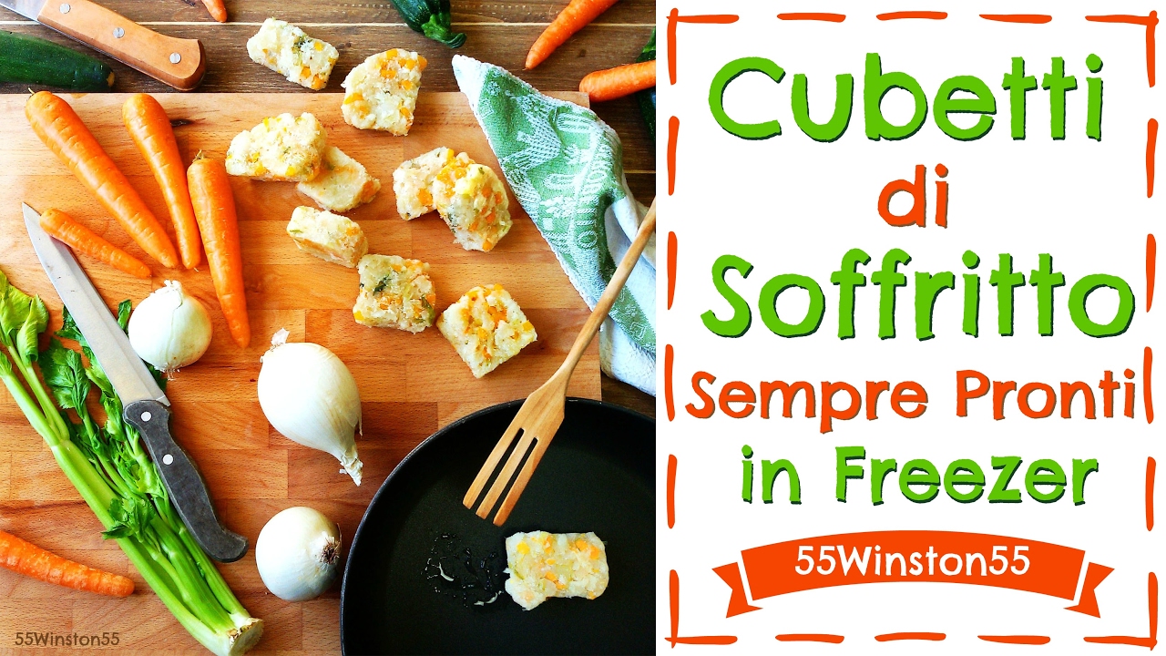 Cubetti di Soffritto Surgelati Sempre Pronti in Freezer | Ricetta Furba e Veloce | 55Winston55