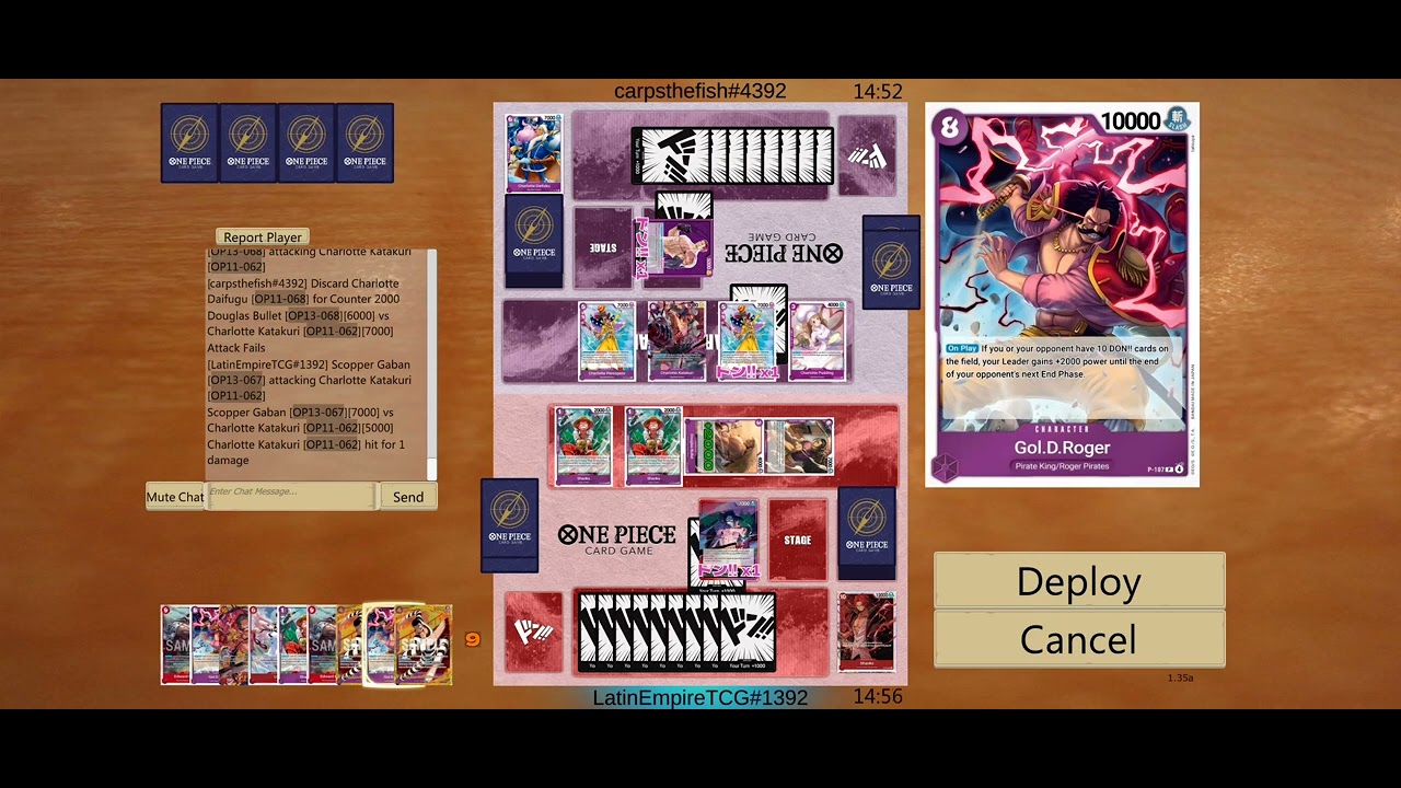 Gol D Roger Versus P Katakuri 