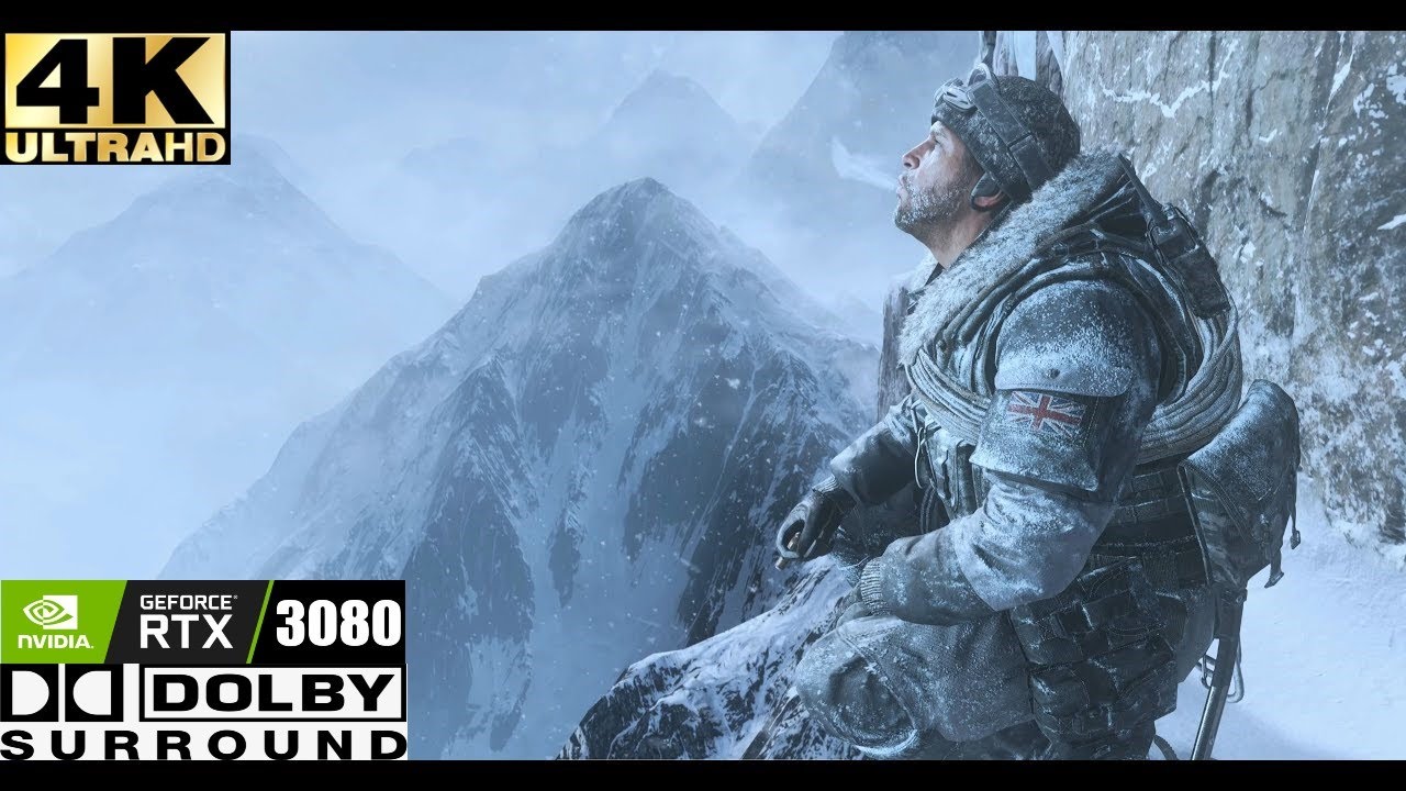 COD MW 2 REMASTERED - VETERAN CAMPAIGN - CLIFFHANGER - 4K 60FPS RTX 3080 - no commentary