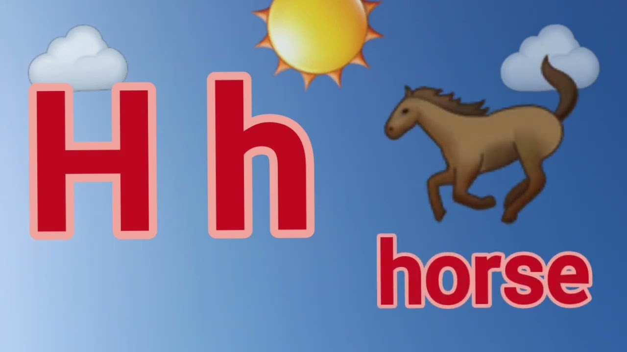 Let's learn about the letter h | letter h sound | learn the alphabet