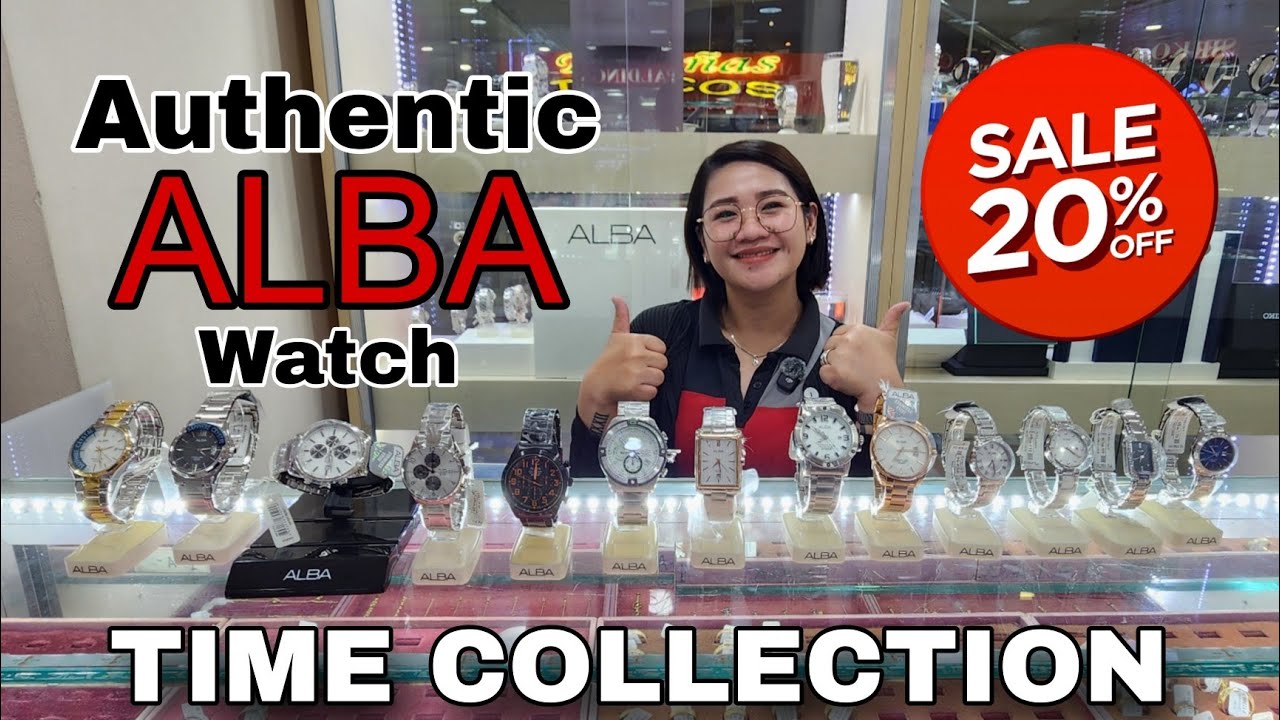Mga Authentic ALBA Watch SALE 20% OFF | TIME COLLECTION