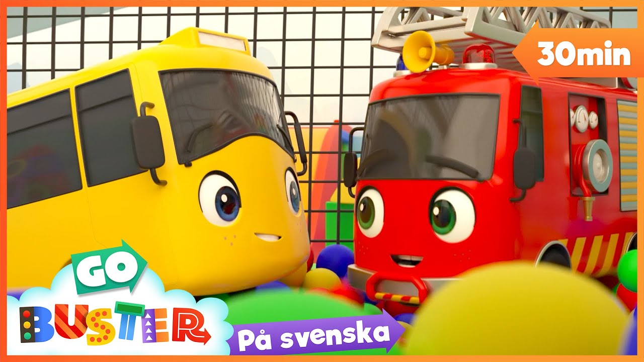 🚍Äventyr på leklandet | Go Buster Svenska - tecknade filmer för barn🚍