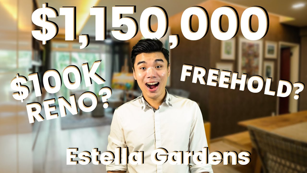 Estella Gardens 100K RENOVATION - 3 Bedder Freehold Condo @ Flora Rd Singapore - $1.15m | Andrew Ho