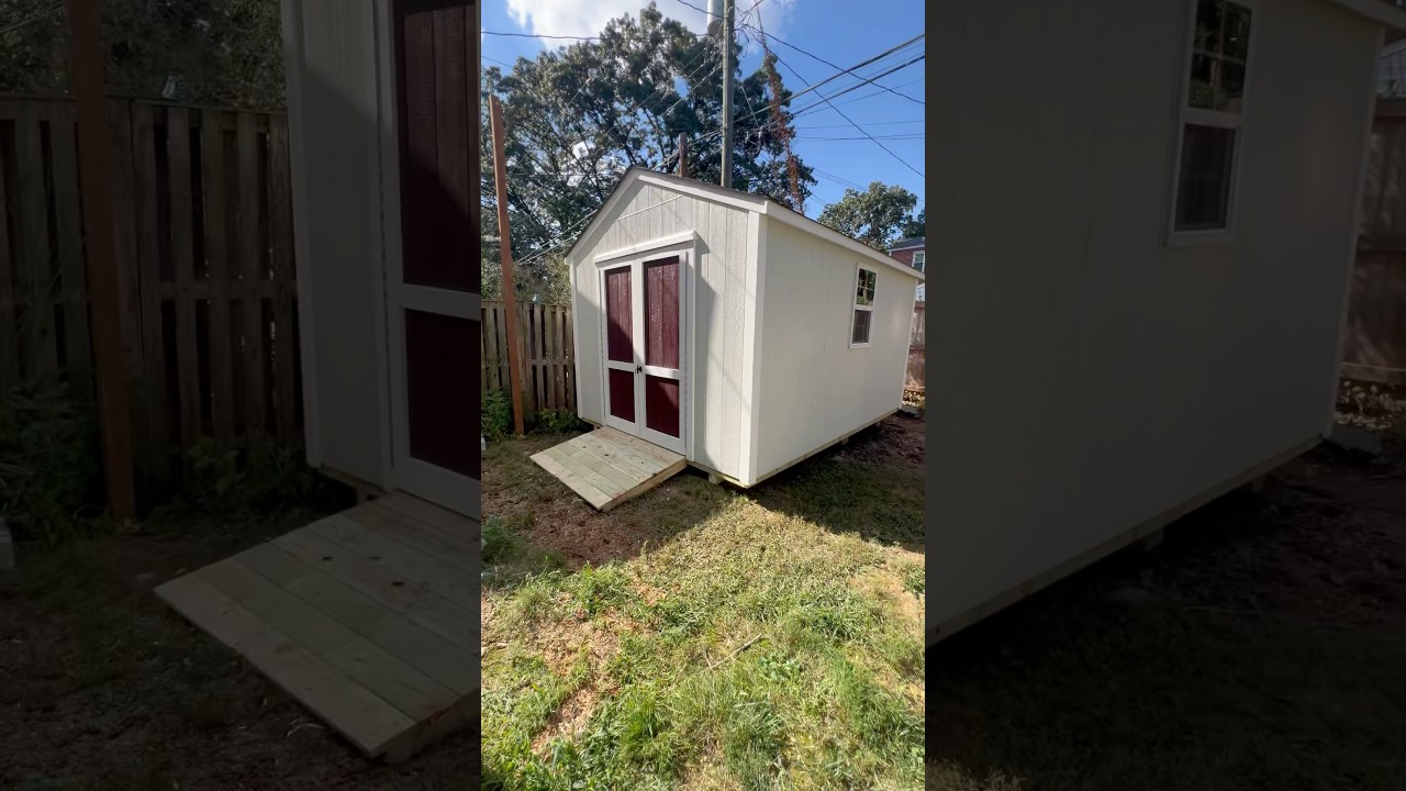 10x14 Gable #shed #construction #outdoors #work #trending #shorts