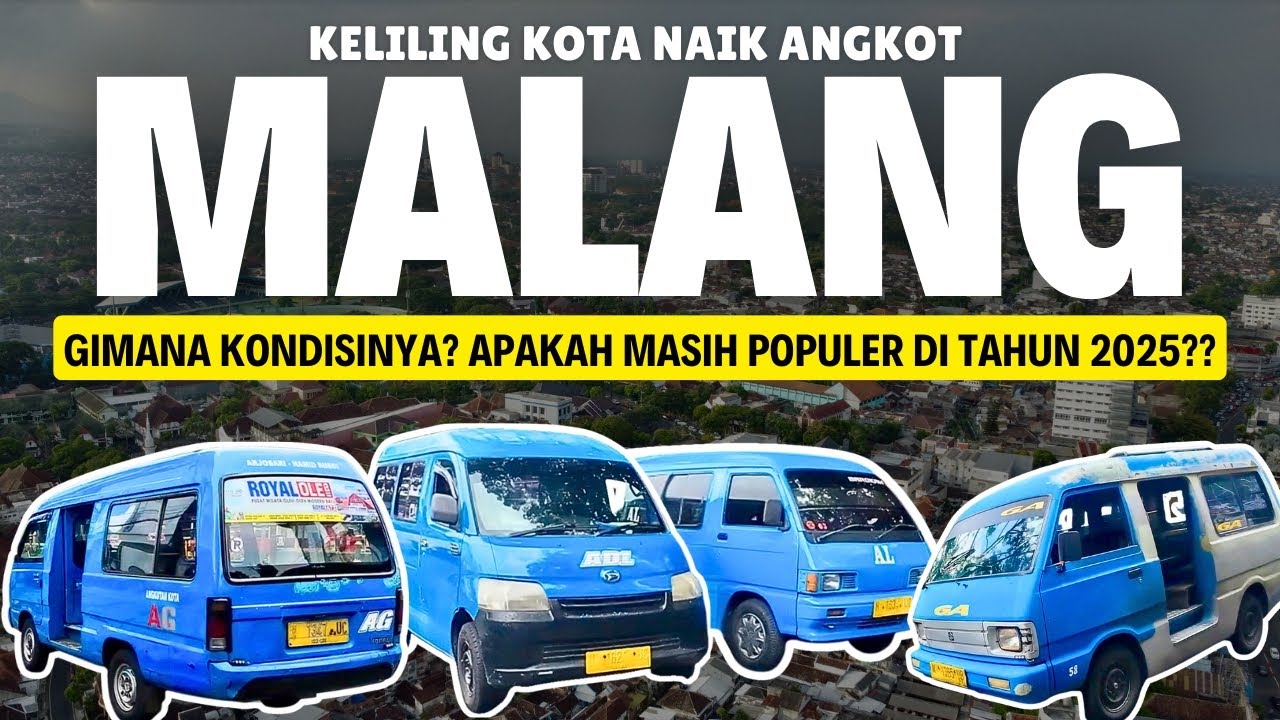 KELILING KOTA MALANG NAIK ANGKOT!! Apakah Nyaman? Masih Layak atau Kalah Sama OJOL?