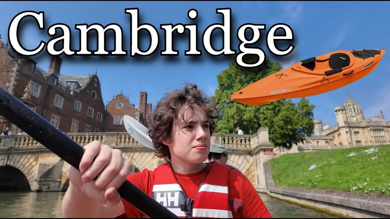 Kayaking into Cambridge! - The River Cam