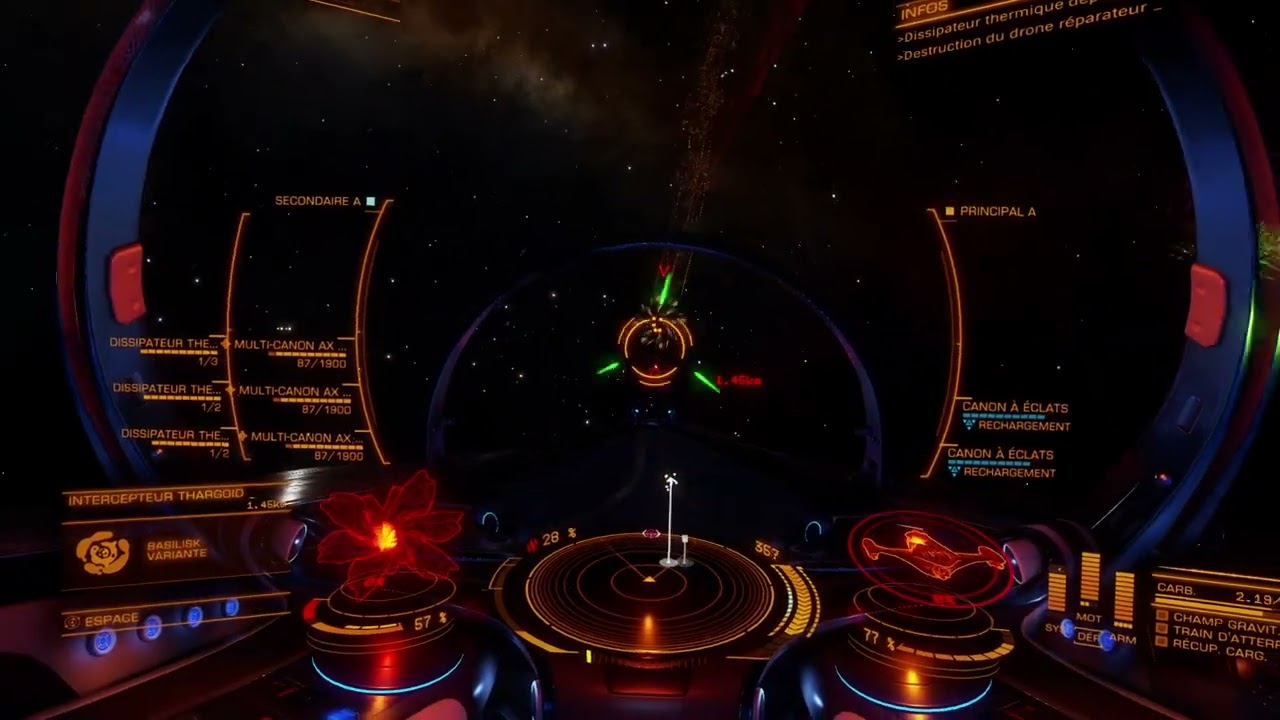 Elite Dangerous Solo Basillisk kill