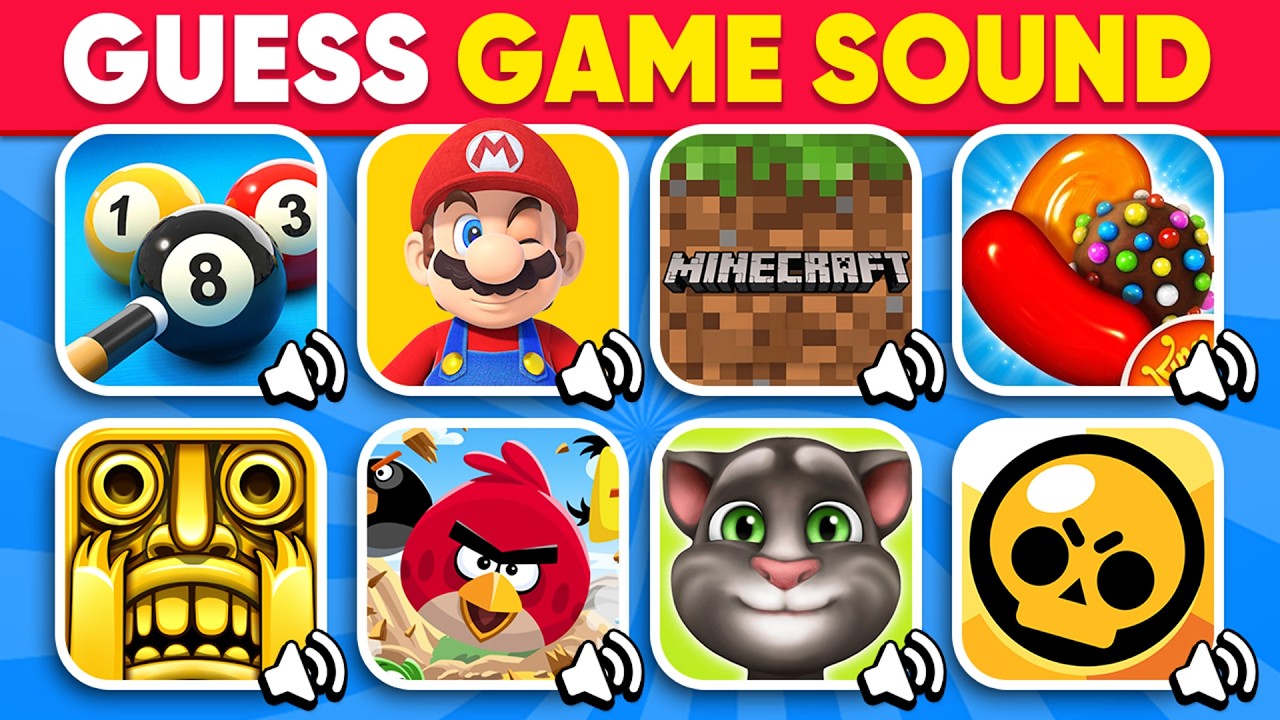 Guess the Game by the Song 🎶🤔🔊 Fnaf, Minecraft, Brawl Stars, Roblox, Mario Bros