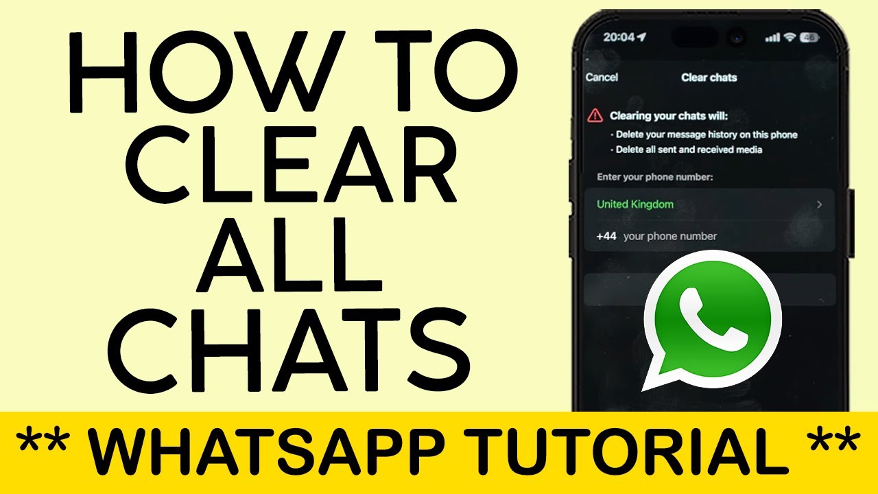 How to Clear All Chats on Whatsapp 2024