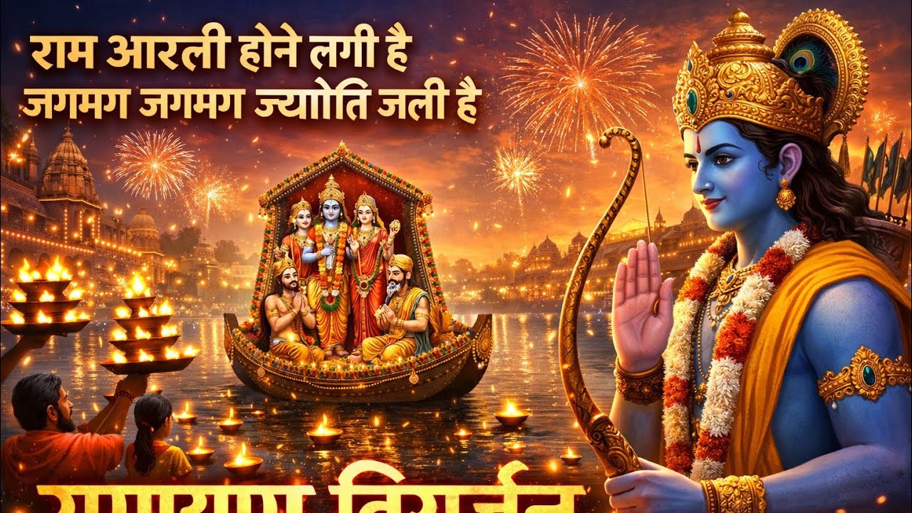 #ramayan राम आरती होने लगी है | जगमग जगमग ज्योति जली है | रामायण आरती | Sanjay Pahadi Ramayan Bhajan