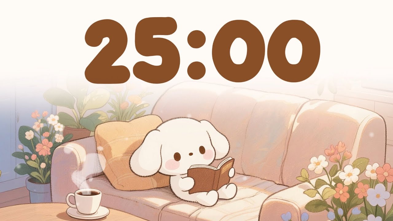 25 minute timer 🎵 Focus classroom