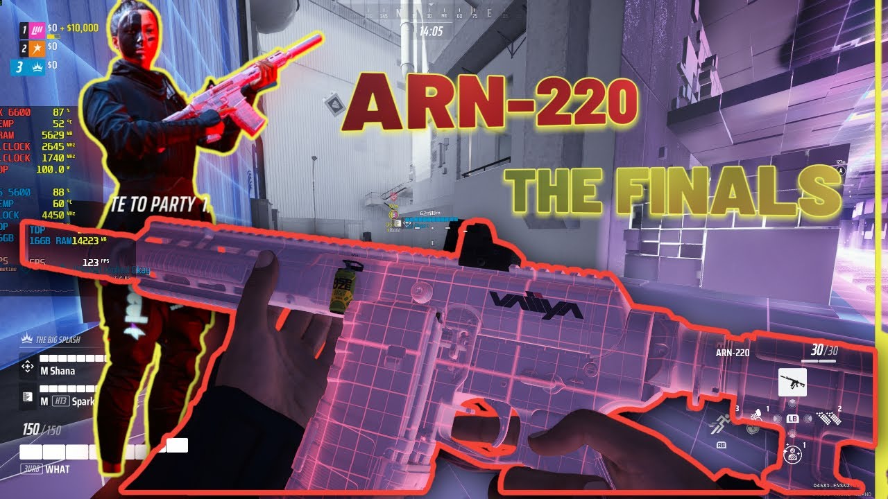 THE FINALS ARN-220 WAEPON (RX 6600) FPS TEST