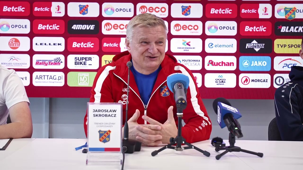 Konferencja prasowa przed meczem z GKS-em Tychy