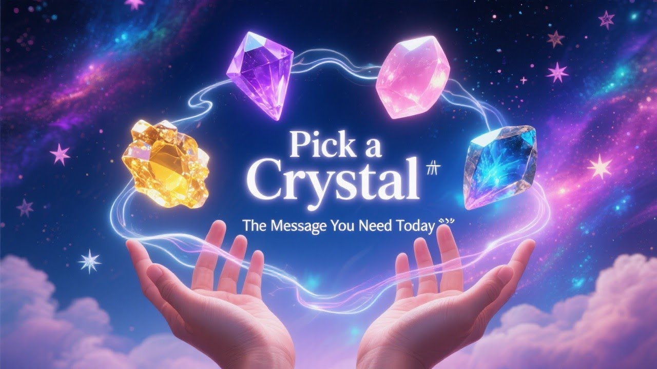 Pick a Crystal 🔮 | The Universe Has a Personal Message Just for YOU ✨ (Emotional & Accurate Reading)