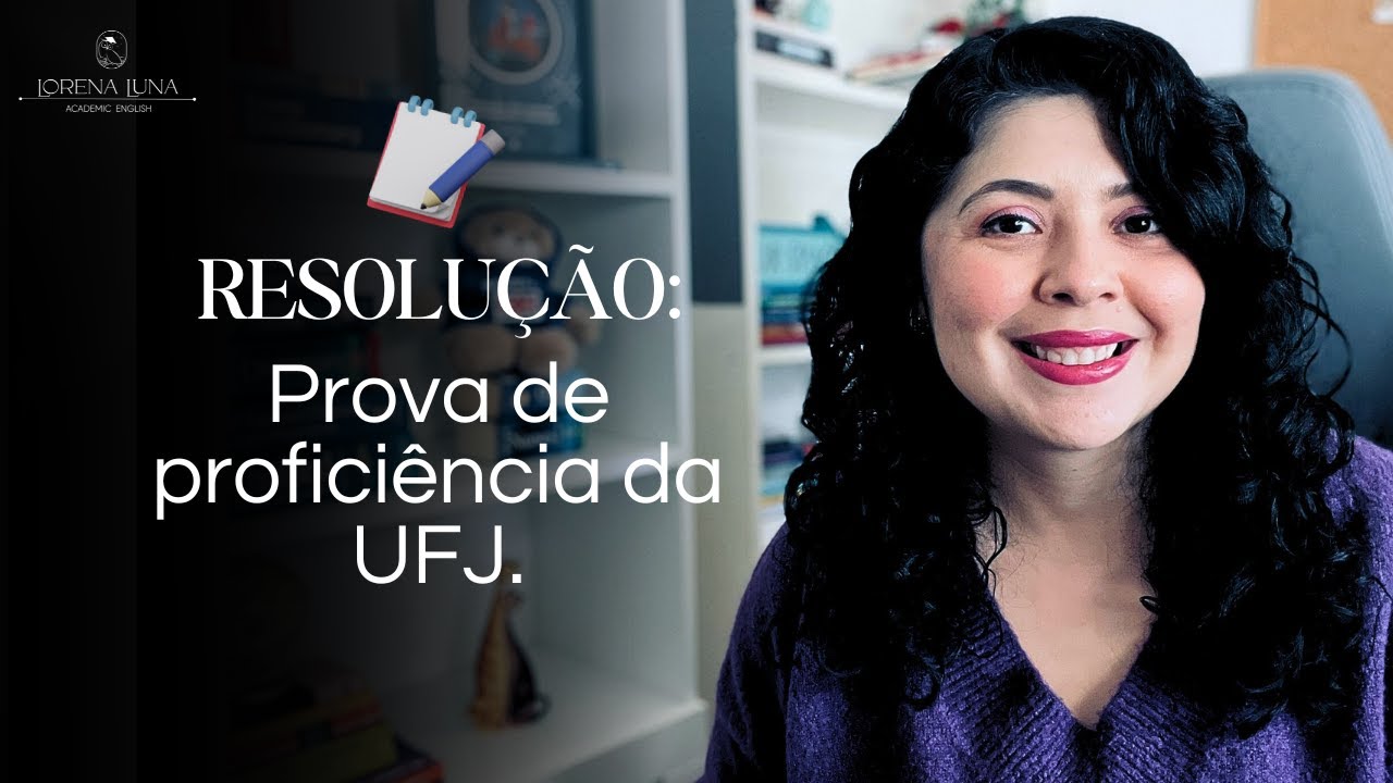 Resolução prova de proficiência da UFJ