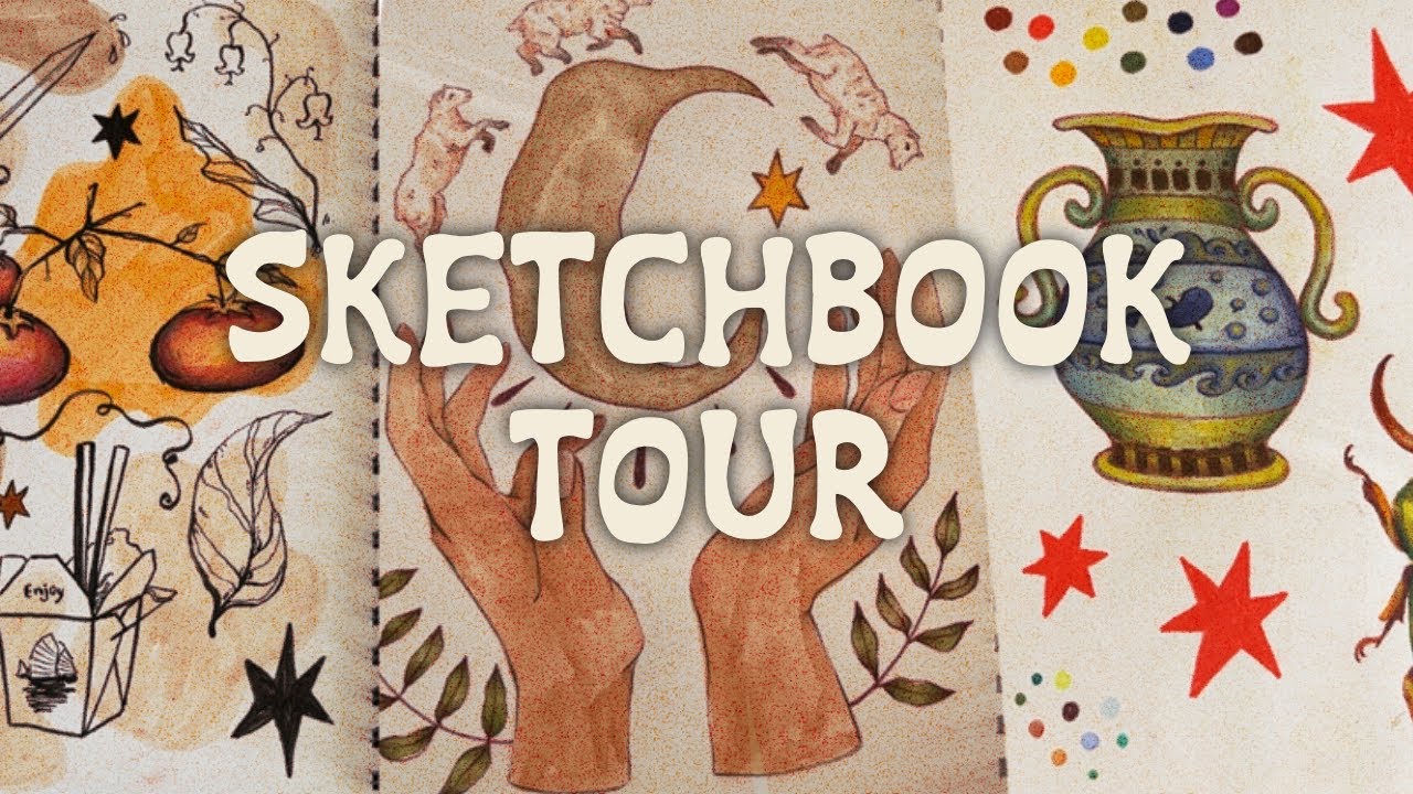 Finding my Rhythm ★ Chatty Sketchbook Tour ★ 2025 