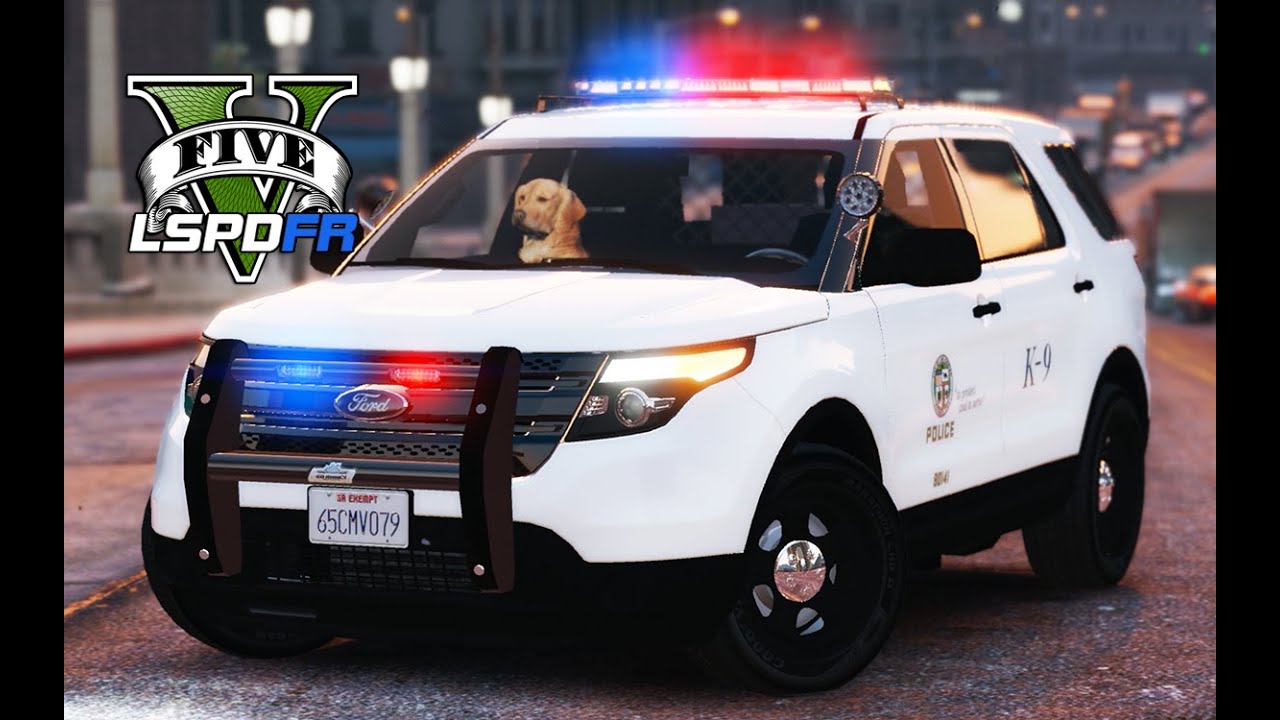 Police K-9 Patrol with Officer Gunner in GTA 5!!