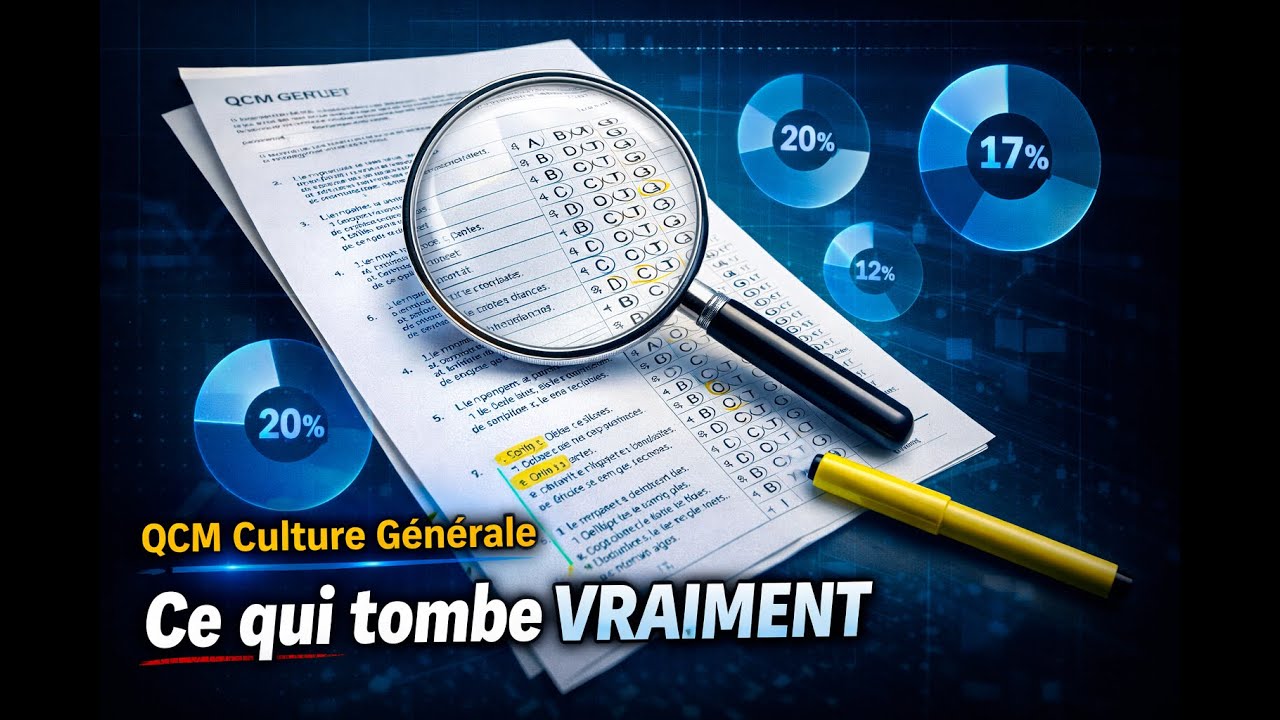 Concours Gardien de la Paix : j'ai analysé le QCM — voici les 7 thématiques