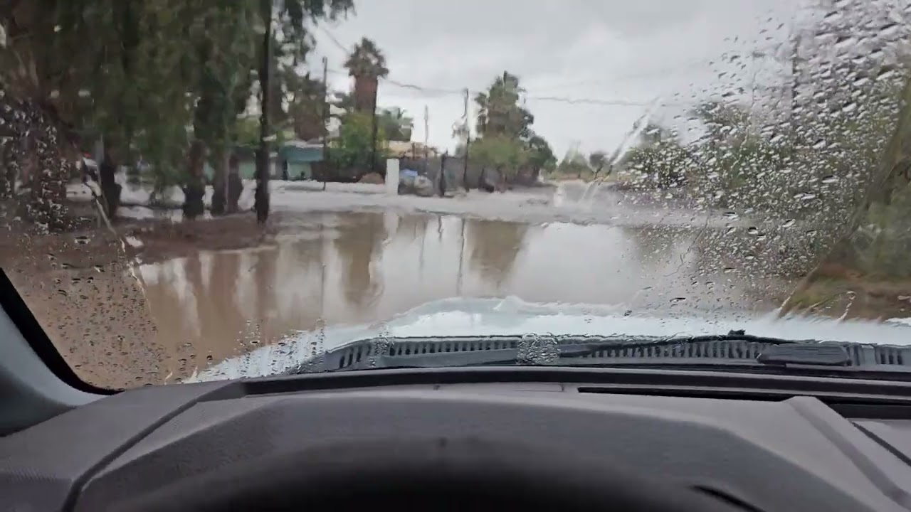 mucha lluvia en el km 49