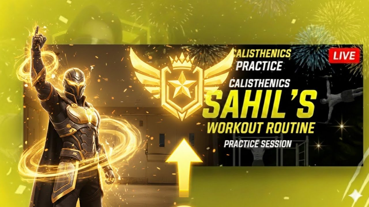 SAHIL_44_NCR is live! calisthenics height practice