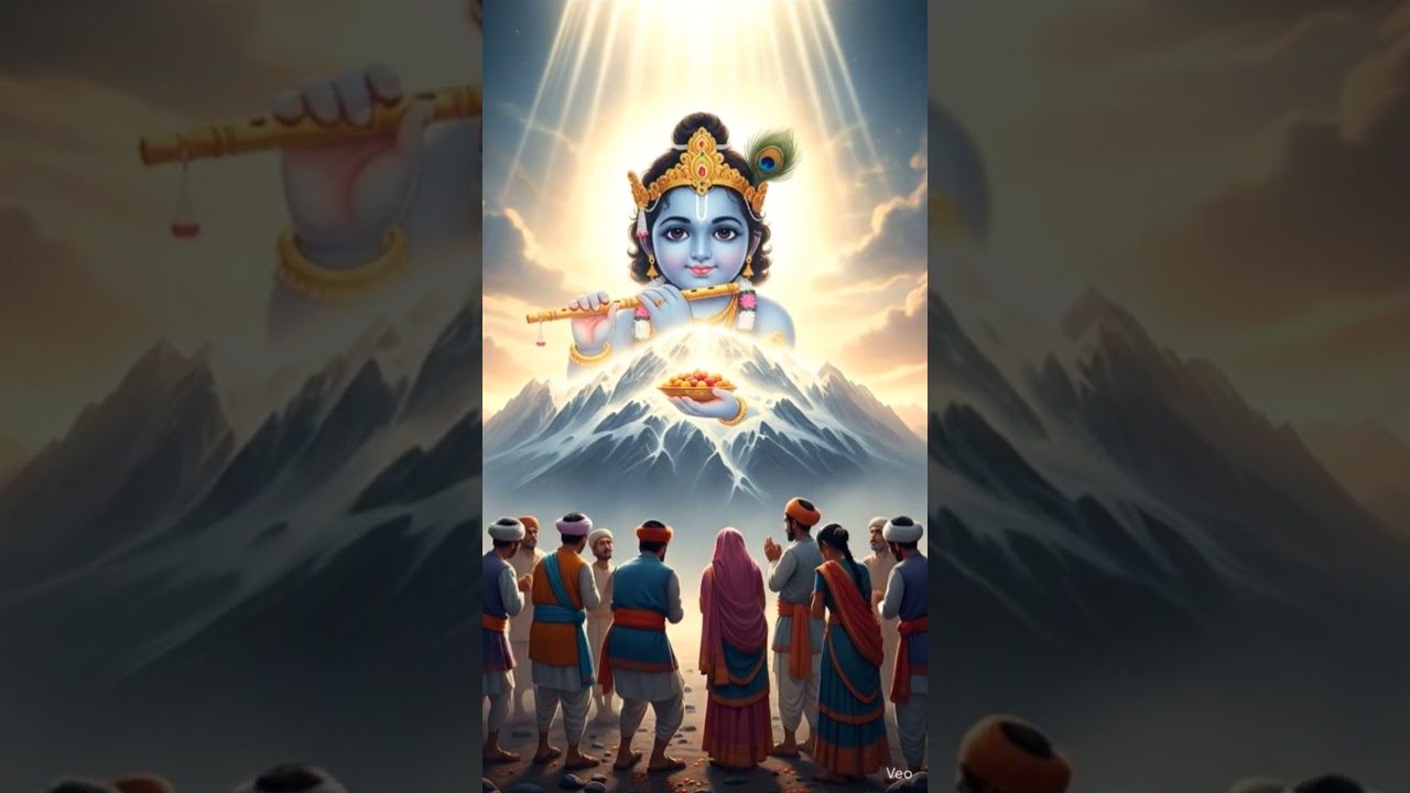 Shri Krishna Govardhan Leela. श्रीकृष्ण और गोवर्धन पर्वत की अद्भुत कथा