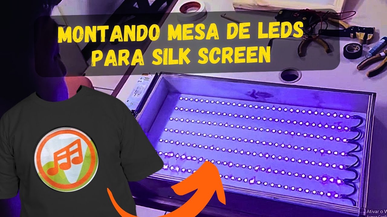 Como construir uma mesa de luz ultravioleta para serigrafia